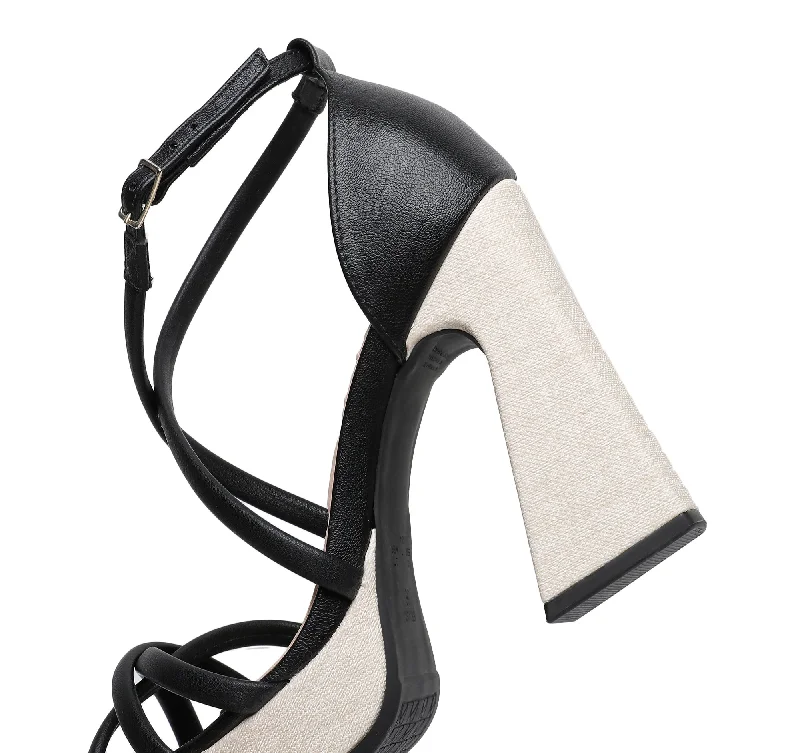 Twilight Glamour Hi-Heel Sandals - Black (818.011)