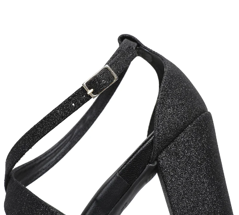 Dazzling Step Heels - Glitter Black (727.047)