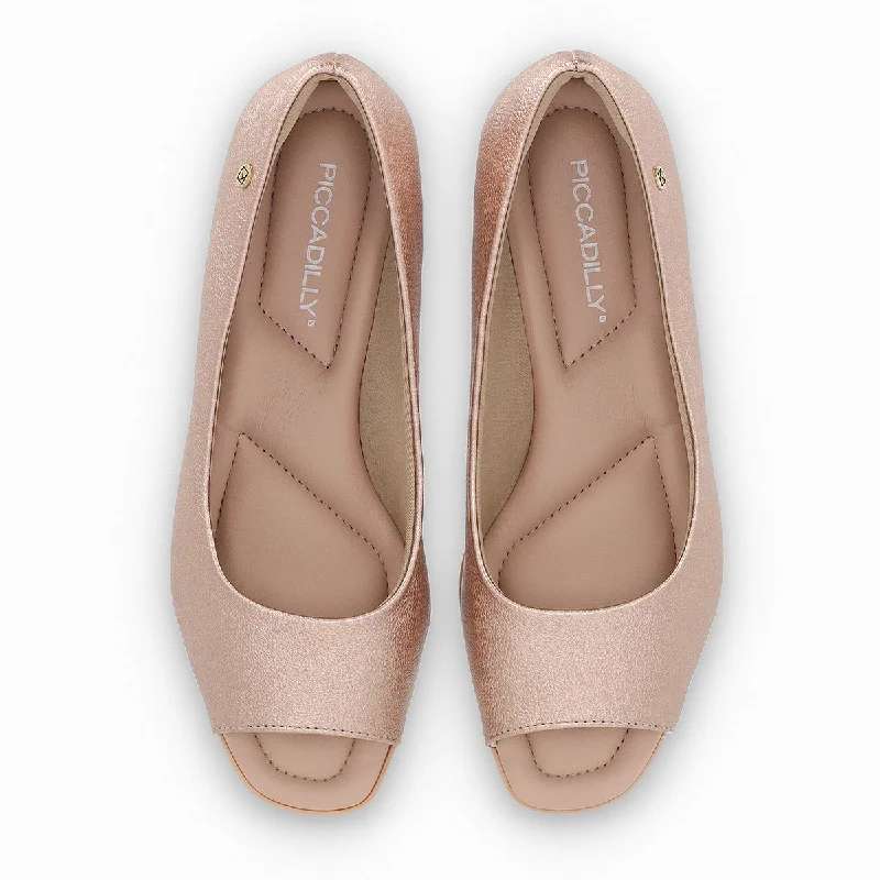 Rose Peep Toe Flat for Women (103.021)