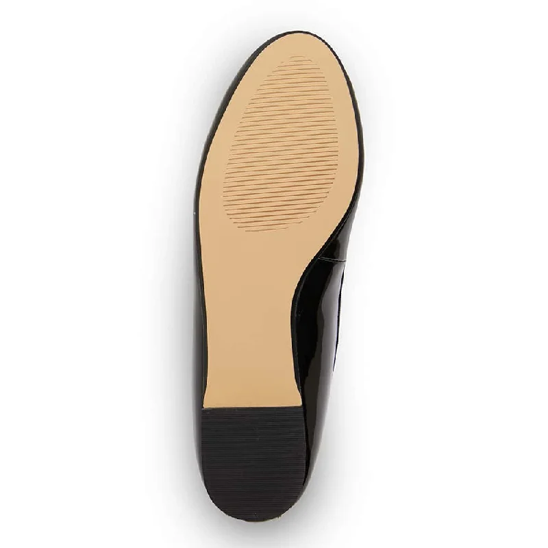 Fonteyn Flat in Black Patent