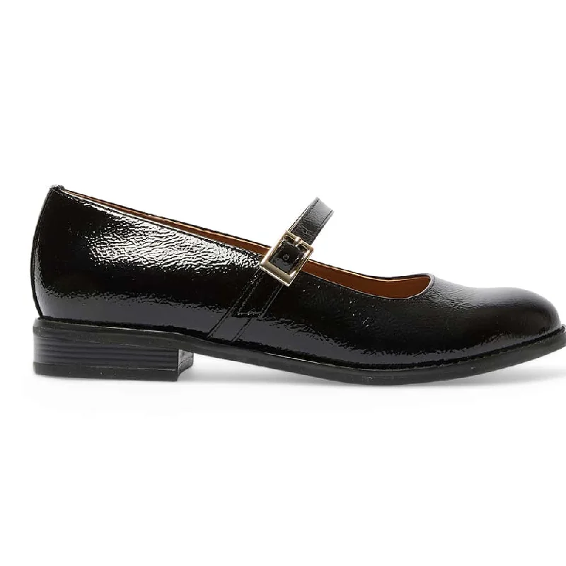 Gabriel Flat in Black Patent