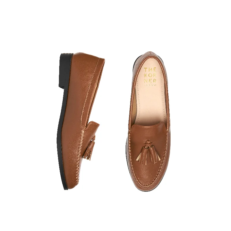 Kath Tassel Loafers - Khaki ( KHK )