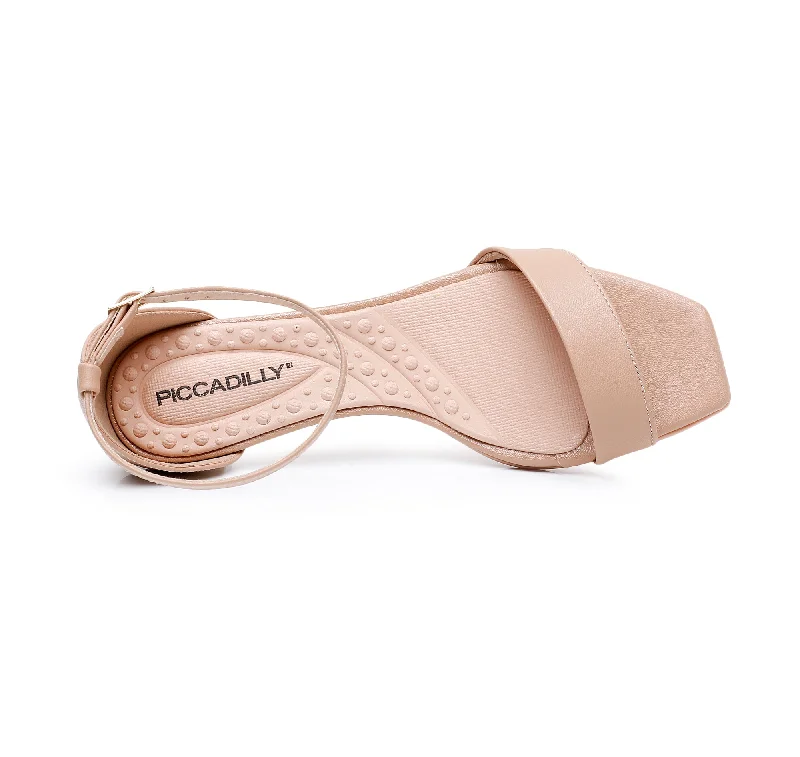 Sleek Ankle Clasp Sandals - Nude Nappa (588.006)