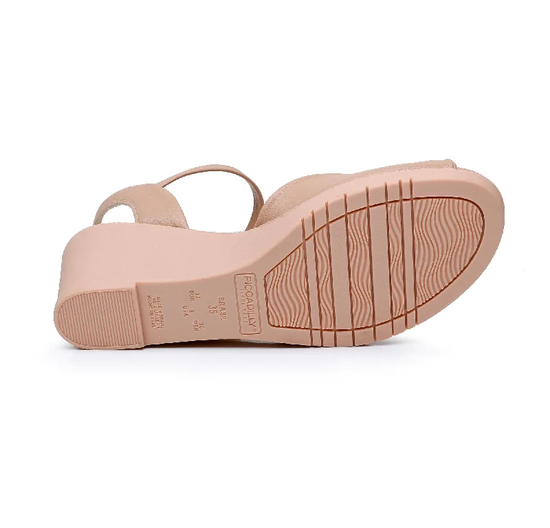 Comfy Stride Wedge Sandals - Nude (163.013)