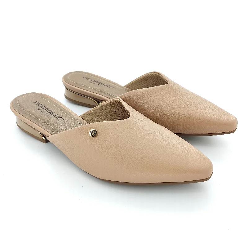 Voguish Mule Flats - Nude (279.001-12)