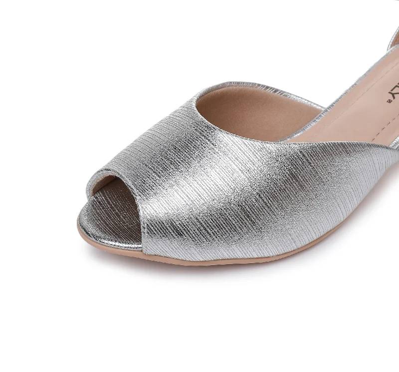 Urban Breeze Block Heel Sandals - Silver (114.045)