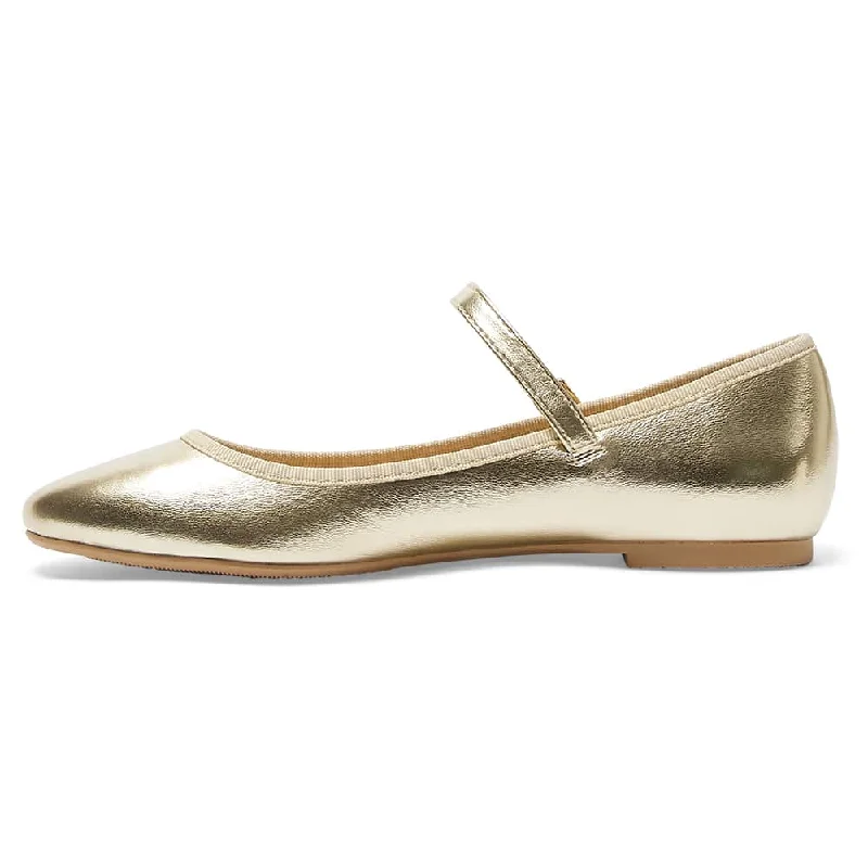 Sweet Flat in Soft Gold