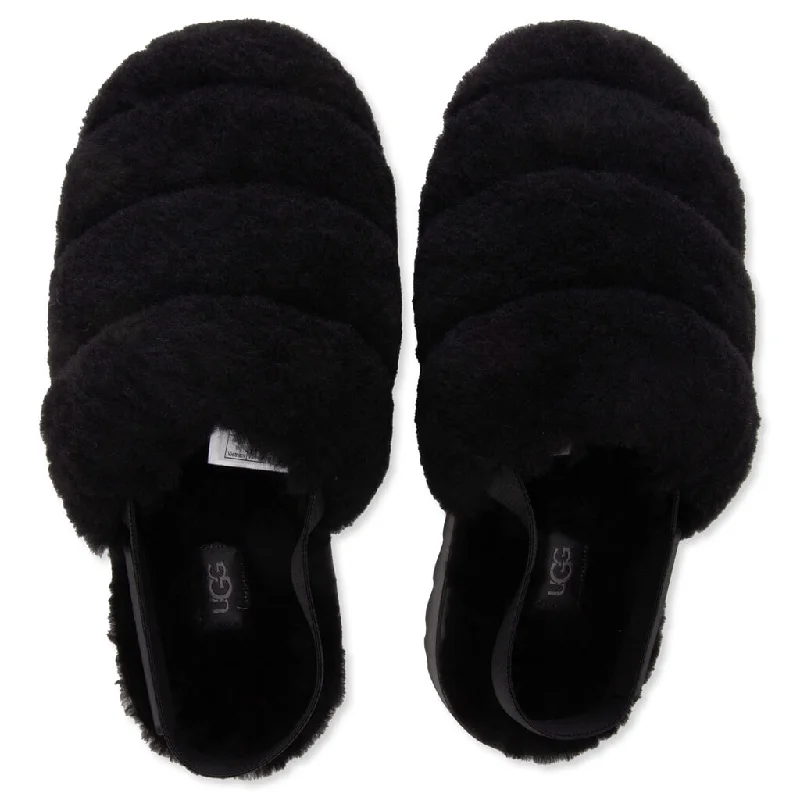 ugg-womens-super-fluff-slipper-black